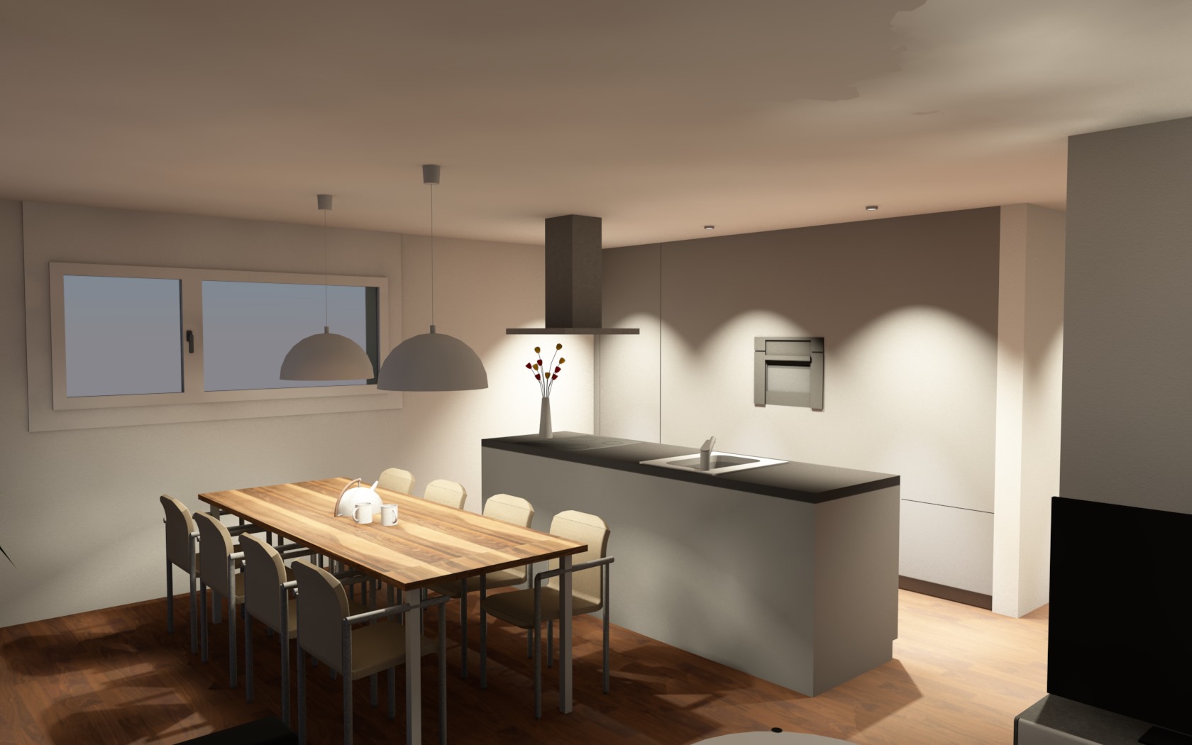 salzmann-bau haus-beromuenster 3 Kuche